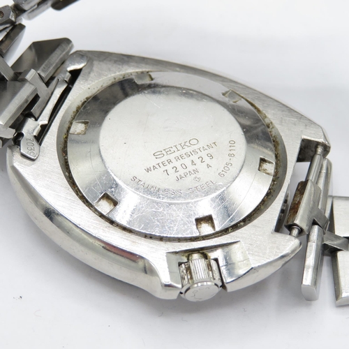 440 - Rare SEIKO ref 6105-8110 'Captain Willard' wristwatch - Martin Sheen played this character in Apocal... 