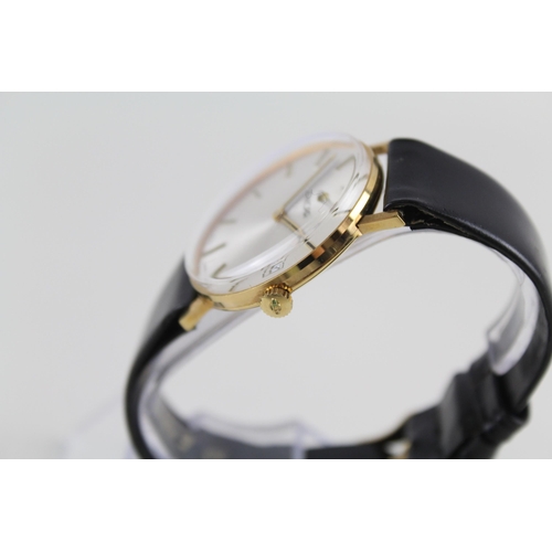 453 - ENICAR Gents Gold Plated WRISTWATCH Hand-wind WORKING