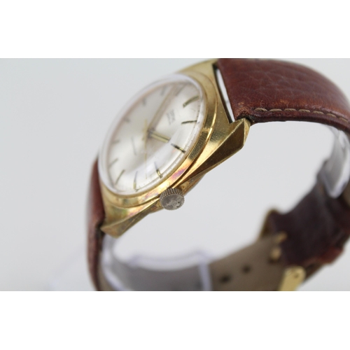 470 - SMITHS Gents Vintage C.1970's Gold Tone WRISTWATCH Hand-wind WORKING