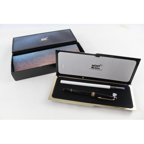 478 - MONTBLANC Meisterstuck Black Cased Rollerball Pen WRITING CC196933 Boxed