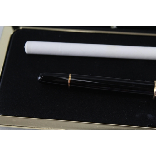 478 - MONTBLANC Meisterstuck Black Cased Rollerball Pen WRITING CC196933 Boxed