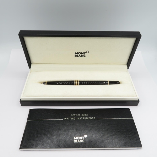 499 - Montblanc Biro pen boxed with paperwork