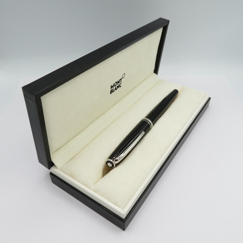 500 - Montblanc Meisterstuck Fountain Pen with 14ct gold nib boxed with paperwork