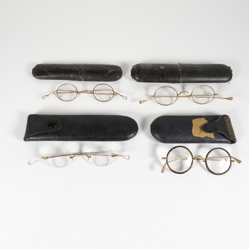 a box of spectacles in cases
