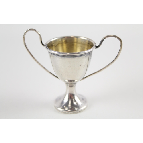 Vintage Hallmarked 1932 Birmingham STERLING SILVER Miniature Trophy (8g)