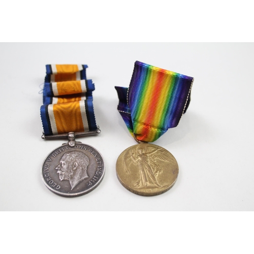WW1 Medal Pair & Original Ribbons Named 32283 Pte. D. Craig Royal Scots Fus.