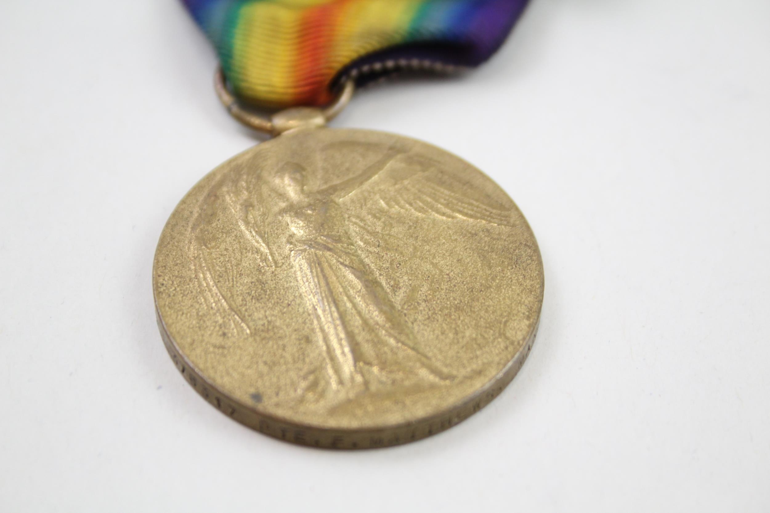 WW1 MM Military Medal & Victory Medal Named 376317 Pte F. Matthews