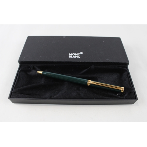 MONTBLANC Noblesse Oblige Green Ballpoint Pen / Biro WRITING Original Box