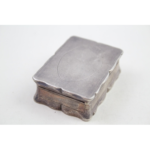 279 - Antique George III Hallmarked 1802 London Sterling Silver Snuff Box (59g)