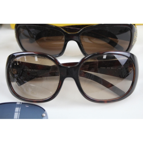 322 - 5 x Designer Sunglasses Assorted Inc Chloe, Fendi, Cases, Etc