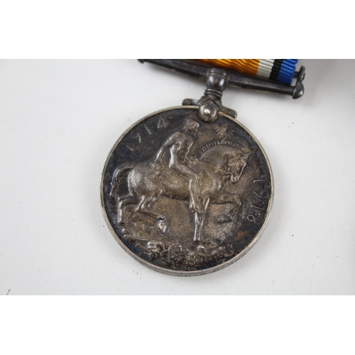 344 - WWI Medal Pair With Original Ribbons