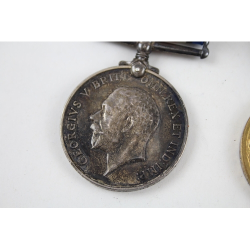 344 - WWI Medal Pair With Original Ribbons