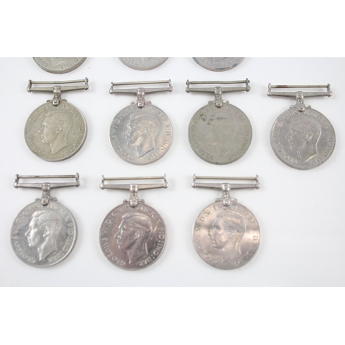 345 - WW2 Defence Medals x 10