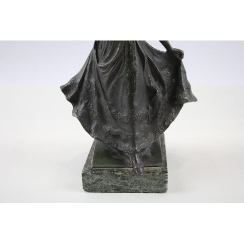 348 - Anton Endstorfer Bronze Cast Ornament on Marble Base