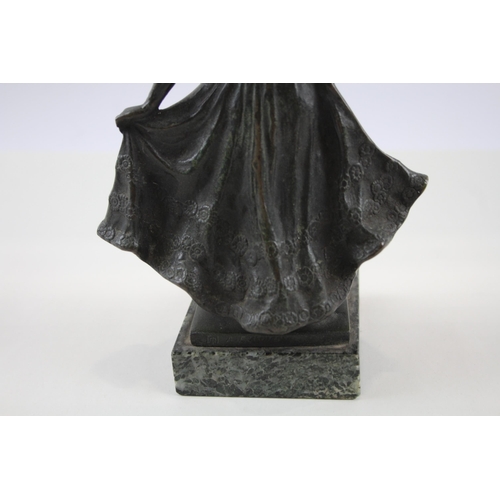 348 - Anton Endstorfer Bronze Cast Ornament on Marble Base