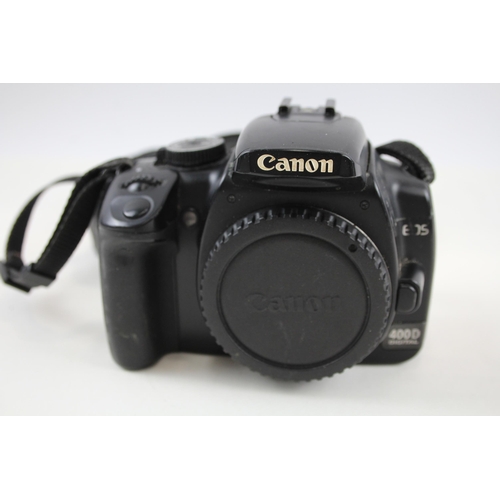 361 - Canon EOS 400D DSLR DIGITAL CAMERA Body Only w/ Strap WORKING