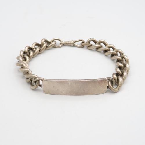 Chunky gent's Identity bracelet in silver  58g