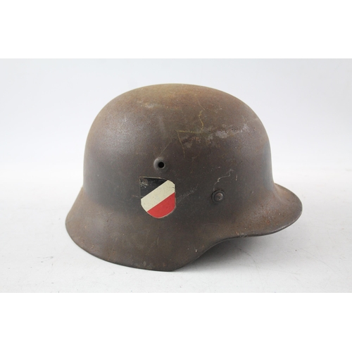 WW2 Era German Steel Helmet with Liner & Strap