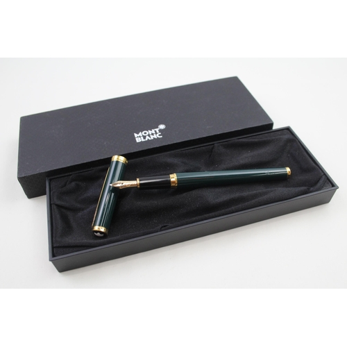 MONTBLANC Noblesse Oblige Green Cased Fountain Pen w/ 14ct Gold Nib WRITING