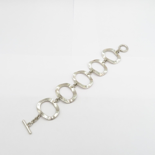 925 silver bracelet  maker CME  20cm long 33.5g