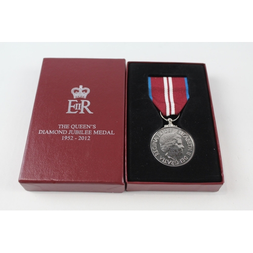 Boxed ERII Queens Diamond Jubilee Medal