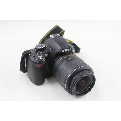 Nikon D3100 DSLR Digital Camera Working w/ Nikon AF Nikkor 18-55mm F/3.5-5.6 G