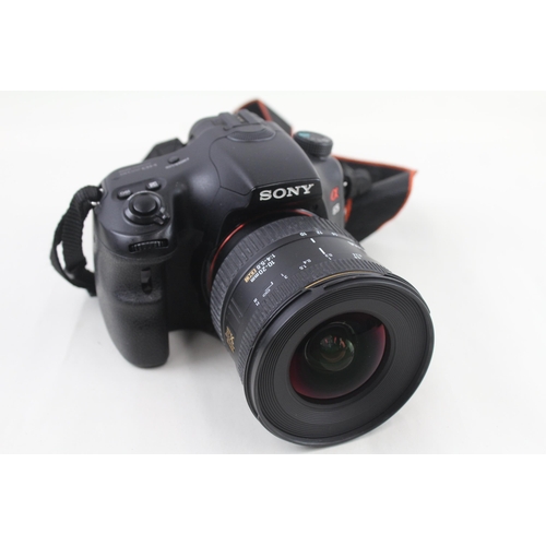 Sony A65 DSLR Digital Camera Working w/ Sigma 10-20mm F/4-5.6 DC