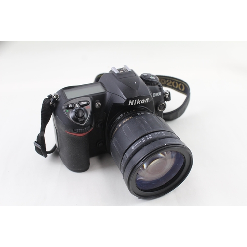Nikon D200 DSLR Digital Camera Working w/ Tamron 28-200mm F/3.8-5.6