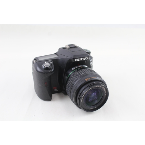 Pentax K100 D Super DSLR Digital Camera Working w/ Pentax 18-55mm F/3.5-5.6