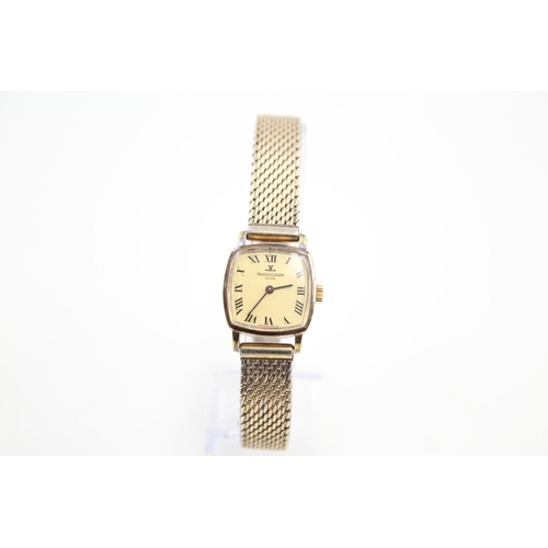 Jaeger Le-Coultre Club Gold Tone WRISTWATCH Hand-Wind WORKING