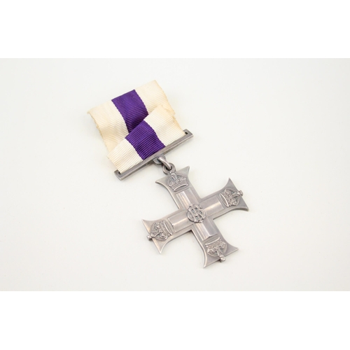 WW1 Military Cross, Engraved, Capt George Philip Baines, Durham L.I 1918