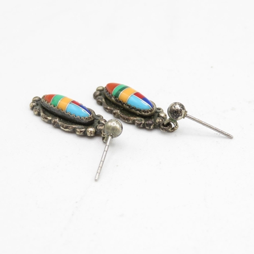 399 - Navajo jewellery pendants and ring (28.8g)