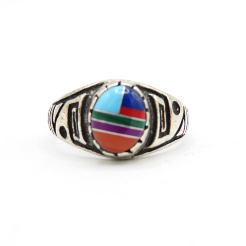 399 - Navajo jewellery pendants and ring (28.8g)