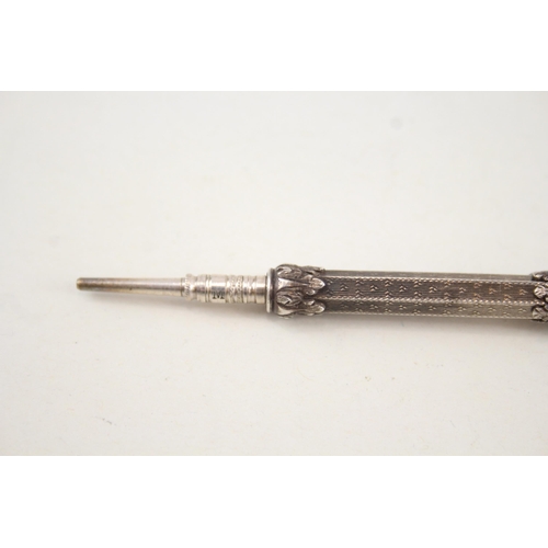 443 - Antique / Vintage .800 Silver S.Mordan & Co. Propelling Pencil w/ Mop (13g)