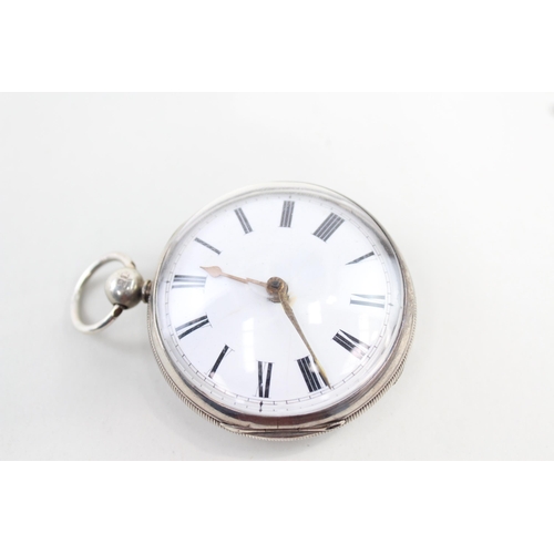 566 - 925 Silver Cased Verge Fusee Pocket Watch Key-Wind