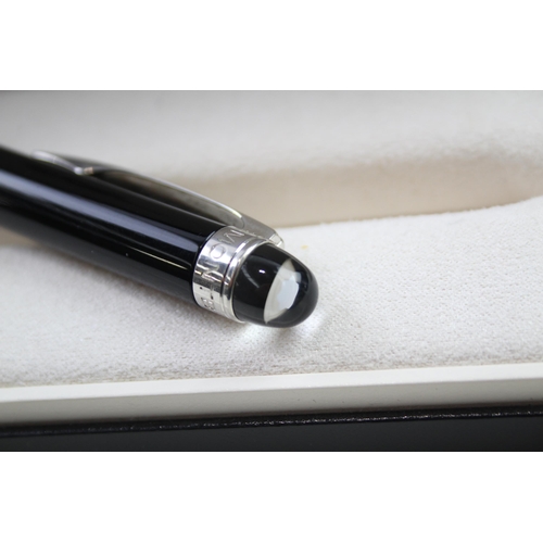 594 - Montblanc Starwalker Ballpoint Black Cased Pen / Biro WRITING Original Box