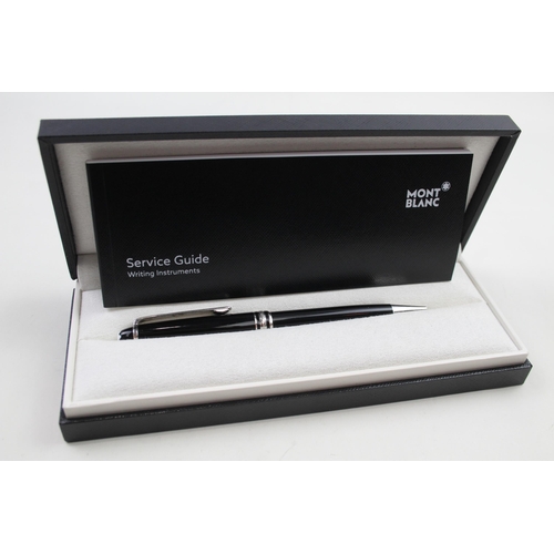 595 - Montblanc Meisterstuck Ballpoint Black Cased Pen / Biro WRITING Original Box