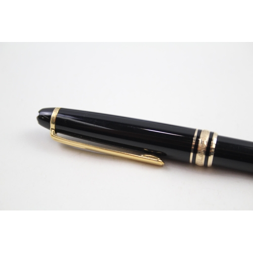 599 - MONTBLANC Meisterstuck Black Cased Ballpoint Pen / Biro WRITING