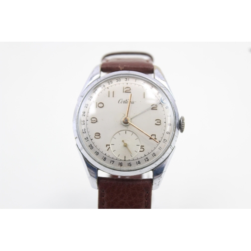 549 - Certina Pointer Date Vintage WRISTWATCH Hand-Wind - Watch Runs -