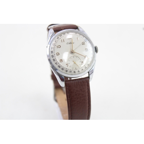 549 - Certina Pointer Date Vintage WRISTWATCH Hand-Wind - Watch Runs -