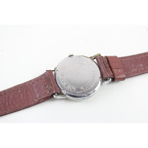 552 - Men's Vintage WRISTWATCHES Hand-wind Inc Jean Perret - Watch Runs -