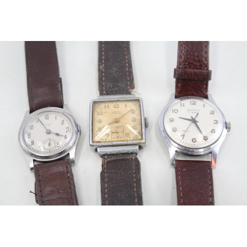 553 - Men's Vintage WRISTWATCHES Hand-wind Inc Cyma - Watch Runs -