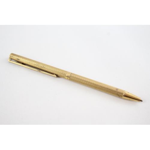 577 - Vintage S.T DUPONT Gold Plated Ballpoint / Biro - 44JEP75 (24g)