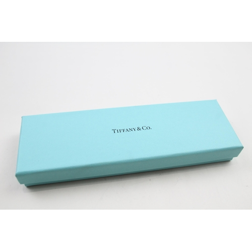 579 - TIFFANY & CO Brushed Steel Ballpoint Pen / Biro WRITING In Original Box