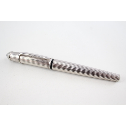 597 - Vintage CARTIER Diablo Silver Tone Rollerball Pen - 126544