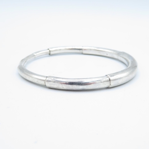 329 - Silver HM bangle 10.6g