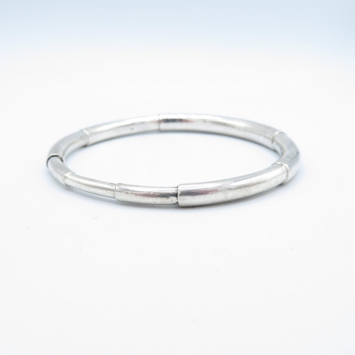 329 - Silver HM bangle 10.6g