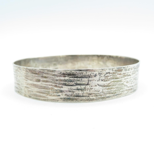 331 - HM 925 silver bangle maker MG  23.2g