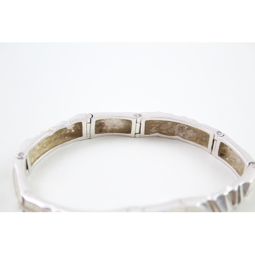 325 - Silver modernist Finnish bracelet by Lapponia (41g)