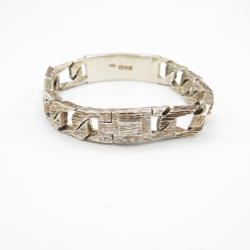 369 - HM silver gent's  identity bracelet  42.8g